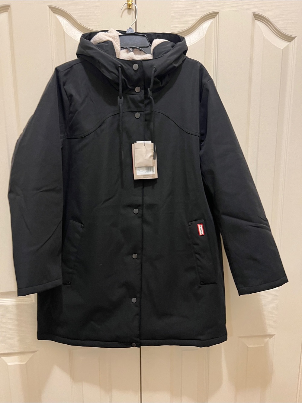 Hunter women Billie Hooded Raincoat - Picture 2 of 11